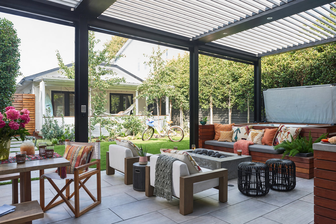 Concrete patio construction in Chino Hills, CA